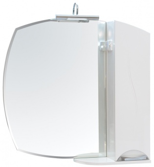 Зеркало для ванной Аква Родос Глория ZGLPP 75 см.в комплекте с подсветкой ANDREA