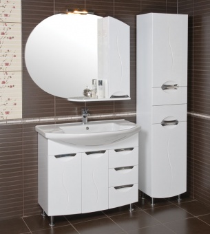 Зеркало для ванной Аква Родос Глория ZGLPL 105 см.в комплекте с подсветкой ANDREA